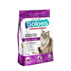 غذای خشک گربه سولواس ایندور با طعم مرغ و برنج 12 کیلوگرم